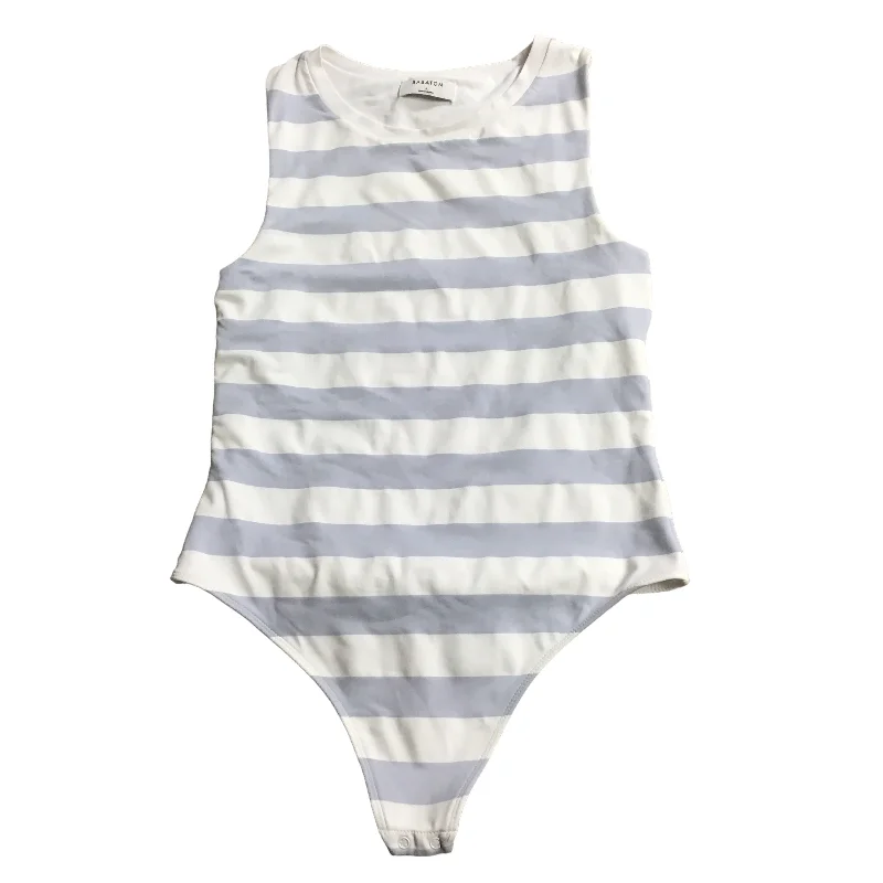 Deal of the Week Bodysuit By Babaton In Striped Pattern, Size: L
