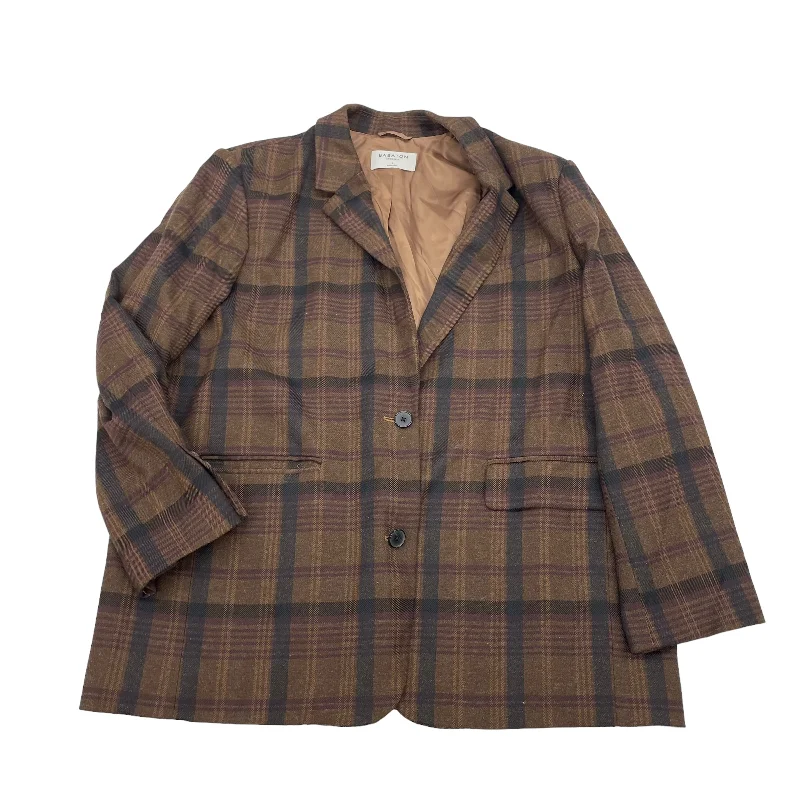 Year-End Sale BROWN BABATON BLAZER, Size 3X