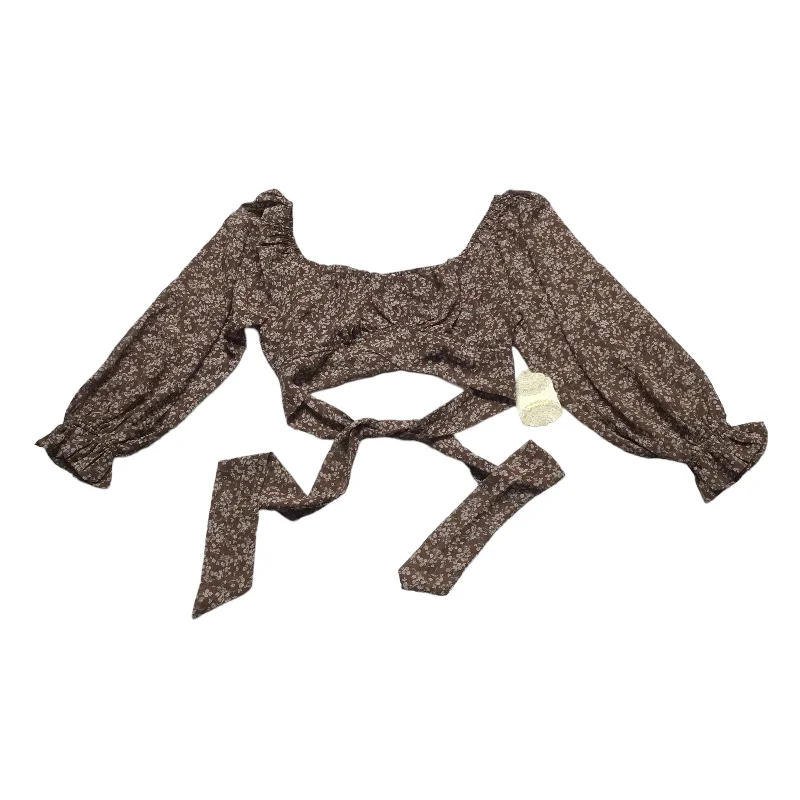New Markdowns Brown Top Long Sleeve Altard State, Size M