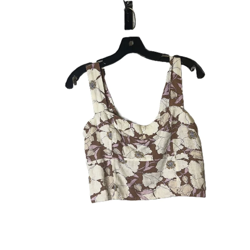 Sale Event Brown Top Sleeveless By Abercrombie And Fitch, Size: M
