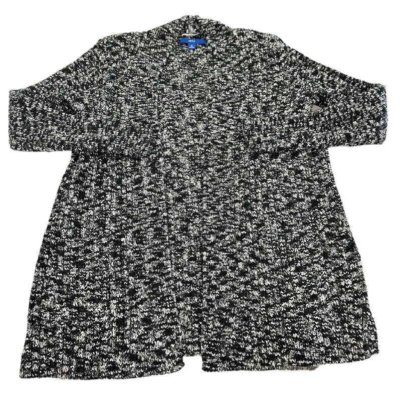 Unbeatable Prices Cardigan By Apt 9 In Black & White, Size: S
