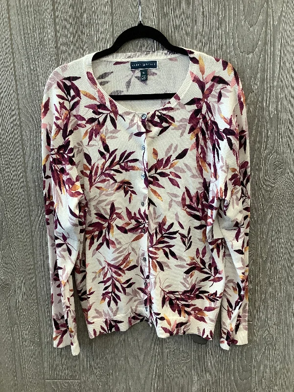 New Deals Cardigan By Karen Scott In White, Size: Xl