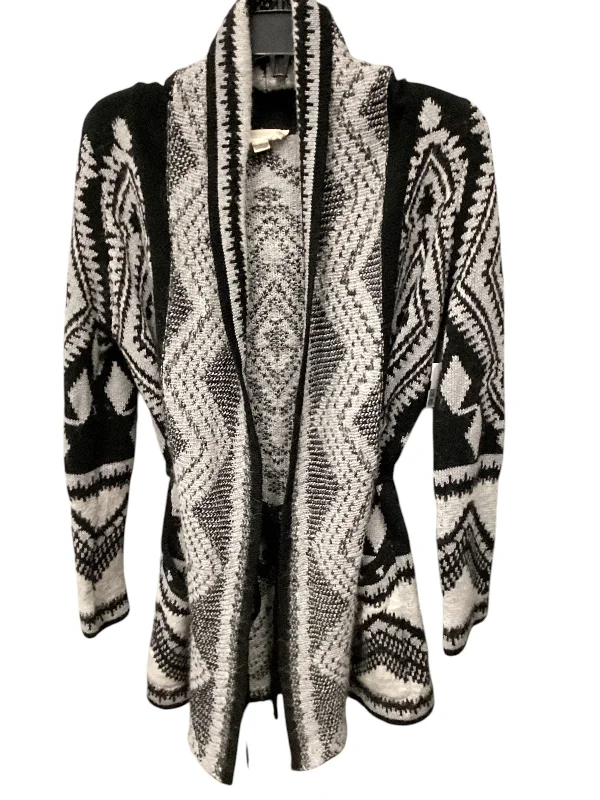 Great Deals Cardigan By Lovestitch In Black & White, Size: S
