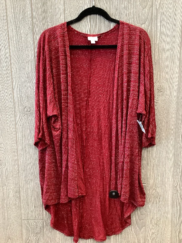 Limited Availability Cardigan By Lularoe In Red, Size: S