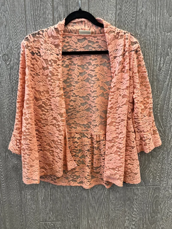 Special Buy Cardigan By Perseption Concept In Pink, Size: S