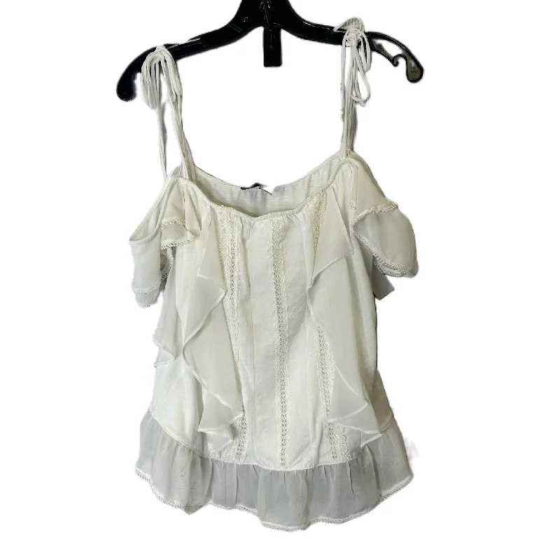 Buy More, Save More Cream Top Sleeveless By White House Black Market, Size: M