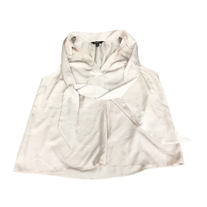 Special Price Cream Top Sleeveless Express, Size M