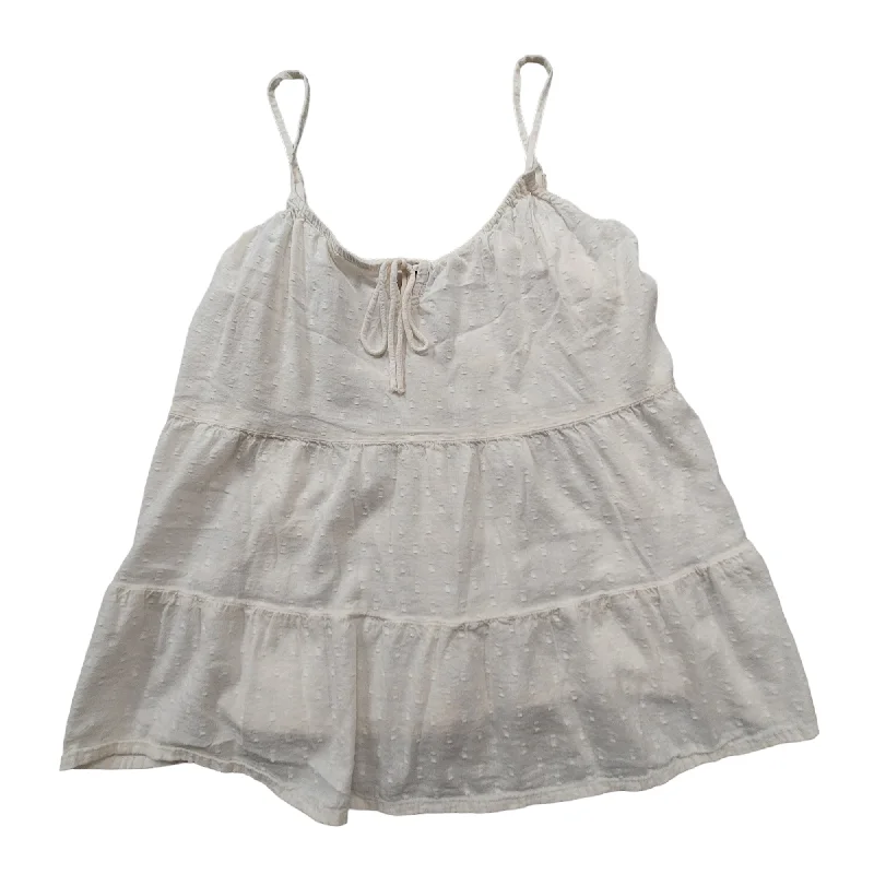 Limited Time Cream Top Sleeveless Old Navy, Size M