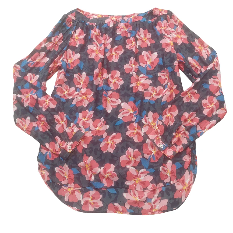 Deal Alert Floral Top Long Sleeve Loft, Size S