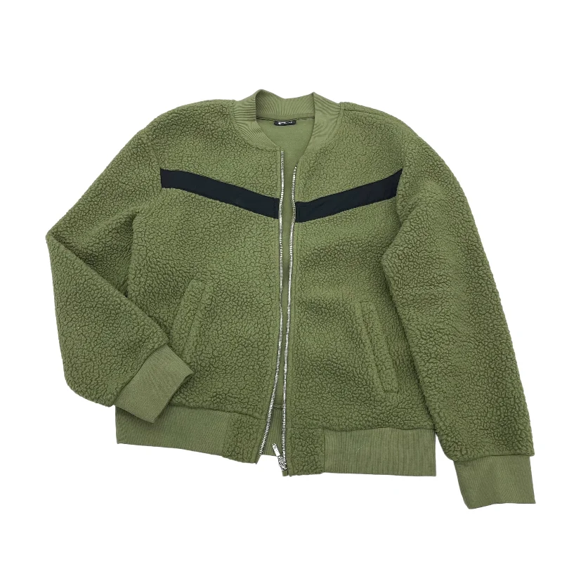 Steals and Deals GREEN ATHLETIC FLEECE by ZYIA Size:M