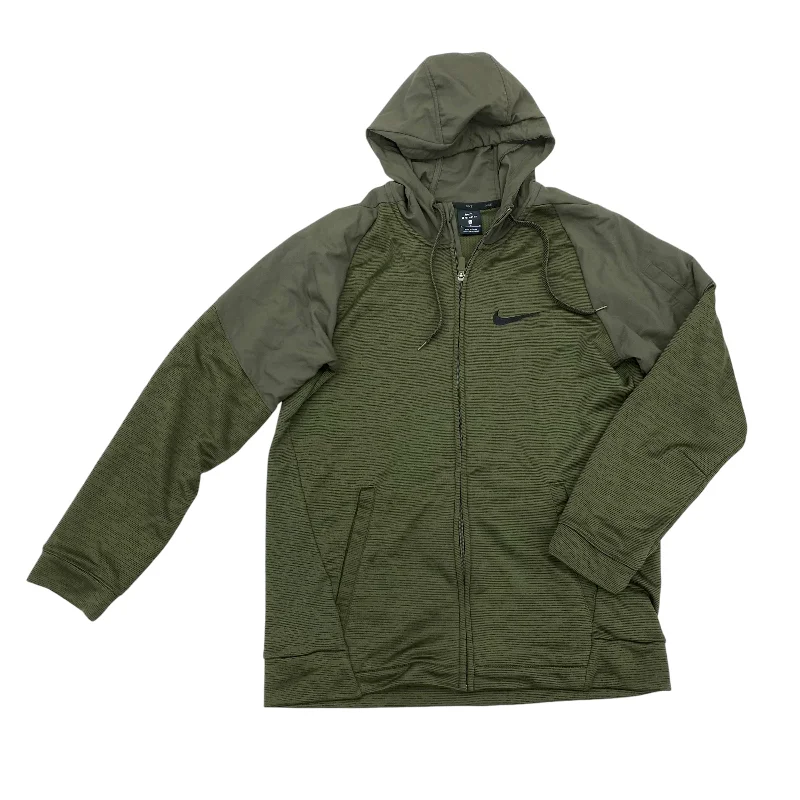 Steals and Deals GREEN ATHLETIC JACKET by NIKE APPAREL Size:L