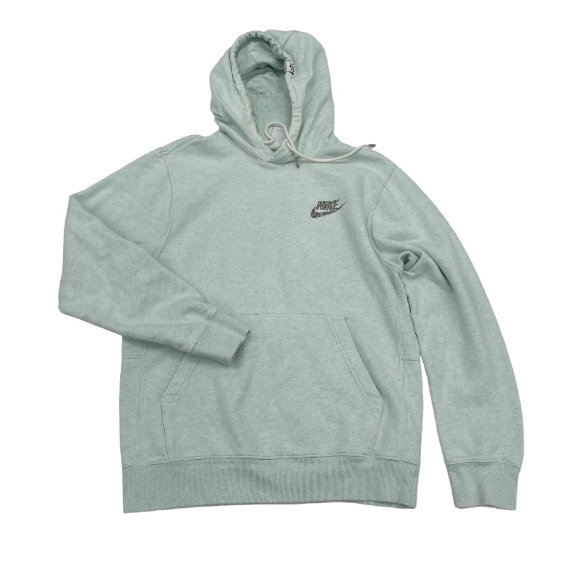 Seasonal Sale GREEN SWEATSHIRT HOODIE by NIKE APPAREL Size:S