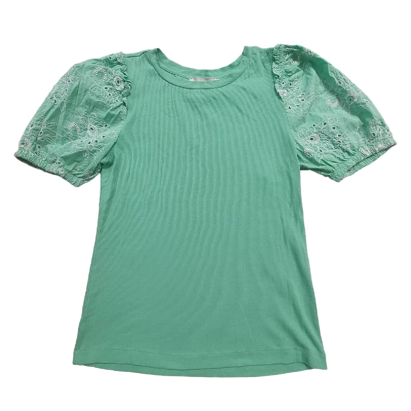 Time-Limited Offer Green Top Short Sleeve Loft, Size L