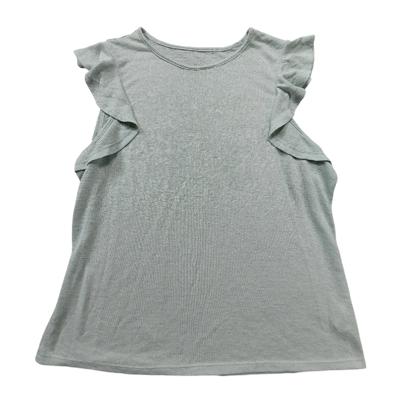 Savings Galore Green Top Sleeveless A New Day, Size L