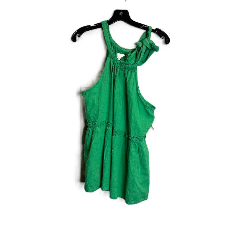 Bargain Prices Green Top Sleeveless By Crown And Ivy, Size: Xxl
