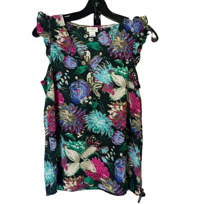 Markdowns Green Top Sleeveless By J. Crew, Size: 0