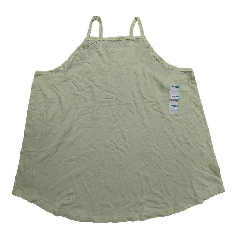 Super Bargain Green Top Sleeveless Old Navy, Size Xl