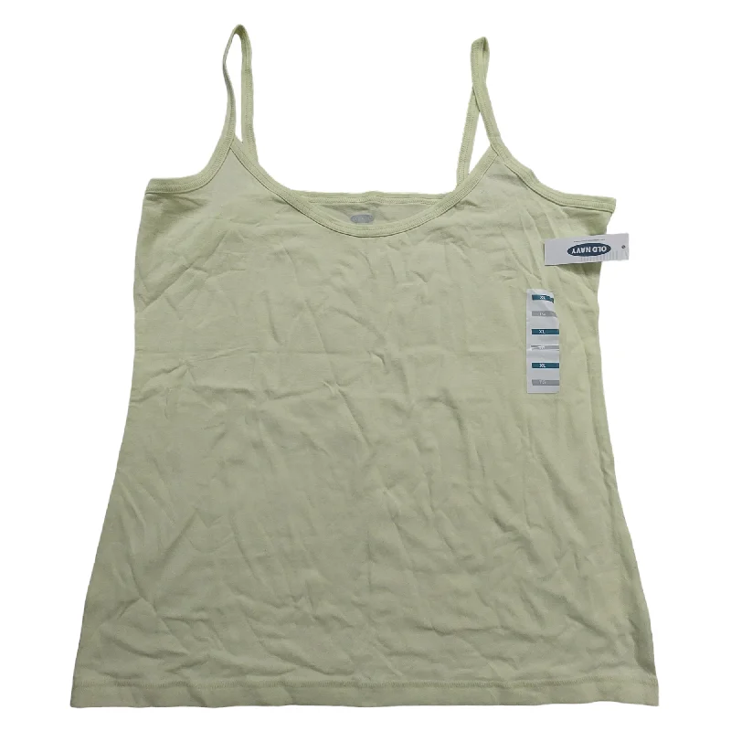 Shop and Save Green Top Sleeveless Old Navy, Size Xl