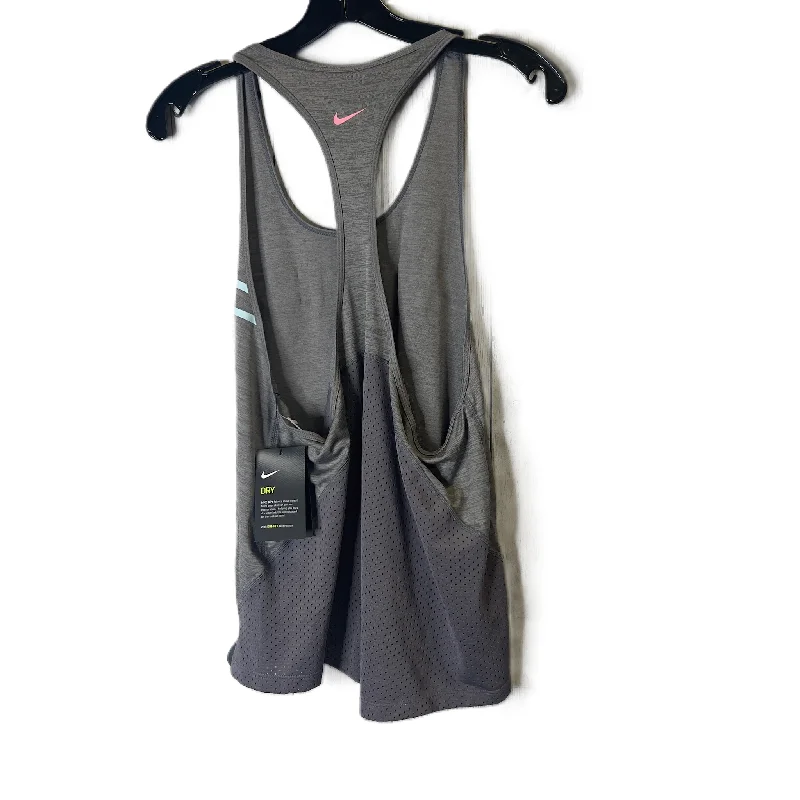 Closeout Grey Athletic Tank Top By Nike Apparel, Size: L