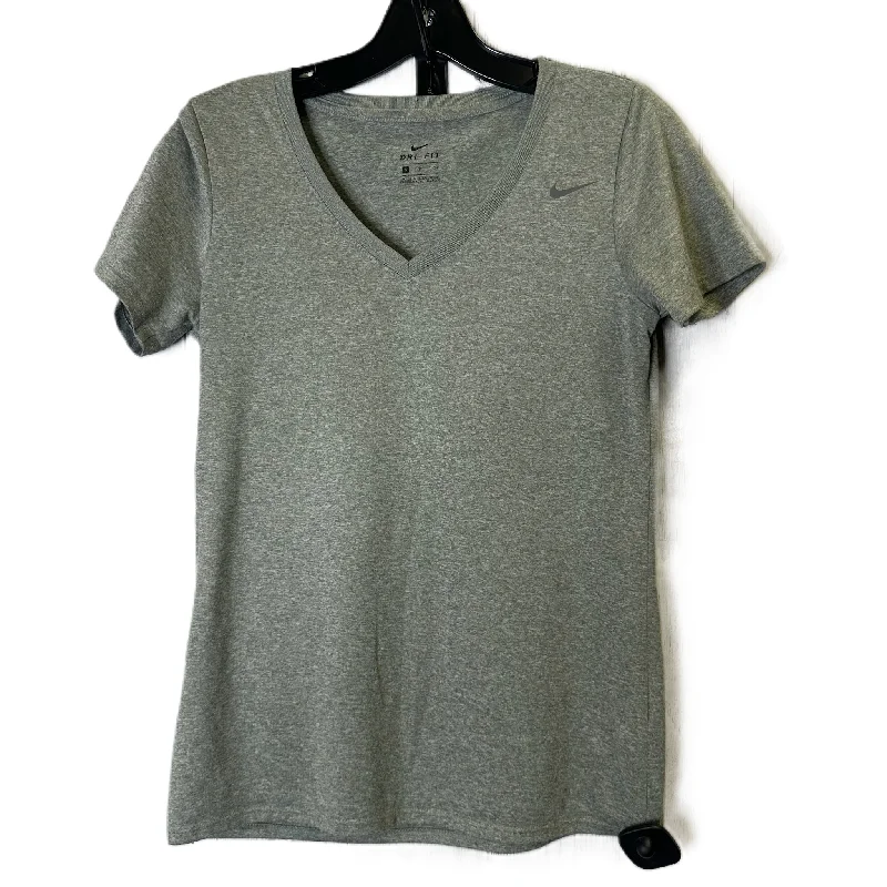Limited Time Offer Grey Athletic Top Short Sleeve By Nike Apparel, Size: S