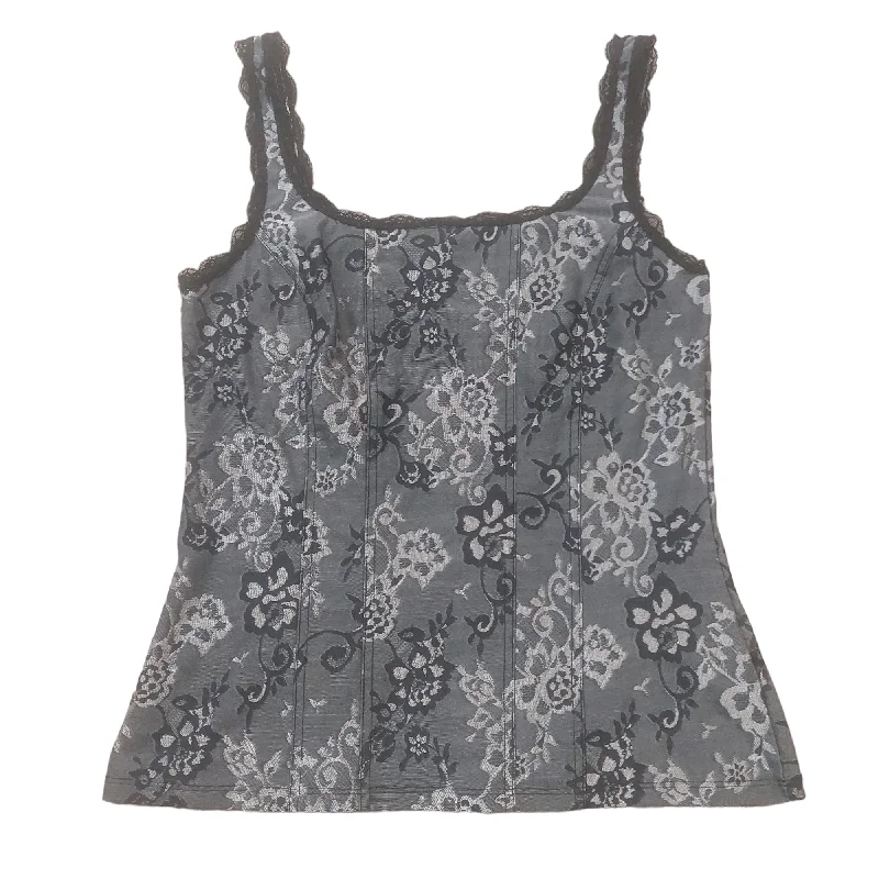 Super Sale Grey Top Sleeveless White House Black Market, Size M