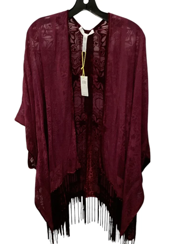 Doorbuster Deal Kimono By Bcbgeneration In Purple & Red, Size: Onesize