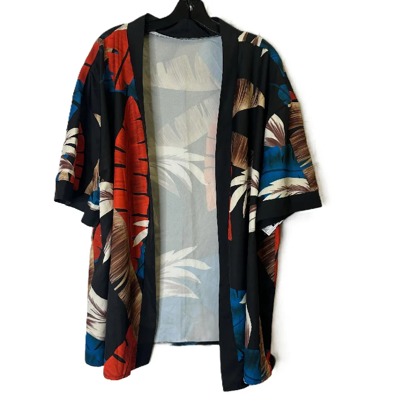 Super Bargain Multi-colored Kimono By Shein, Size: 3x