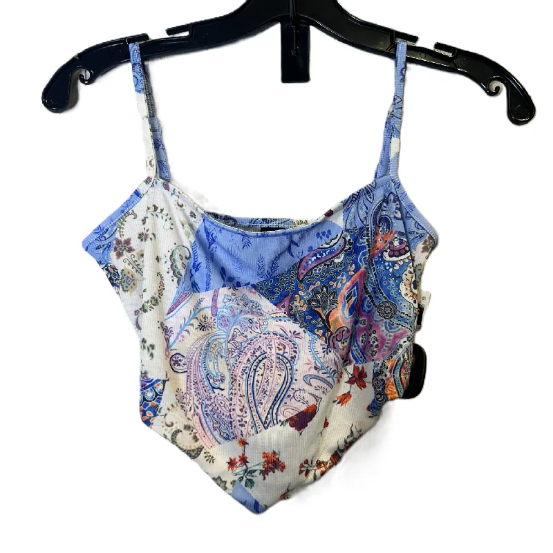 Quick Sale Multi-colored Top Sleeveless By Shein, Size: S