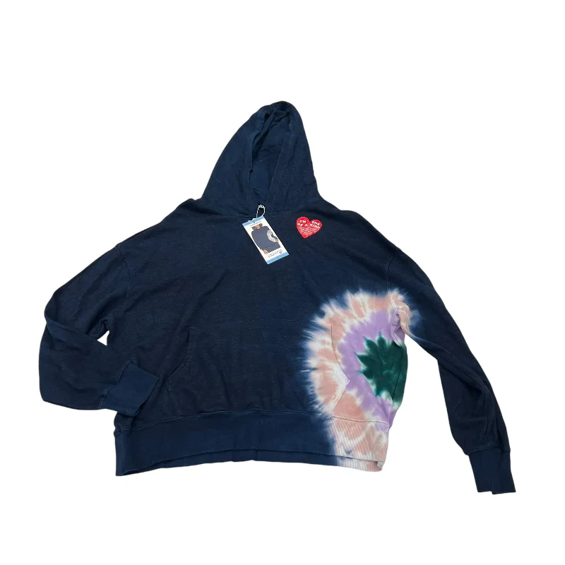 Reduced Prices NAVY SWEATSHIRT HOODIE by WILDFOX Size:L