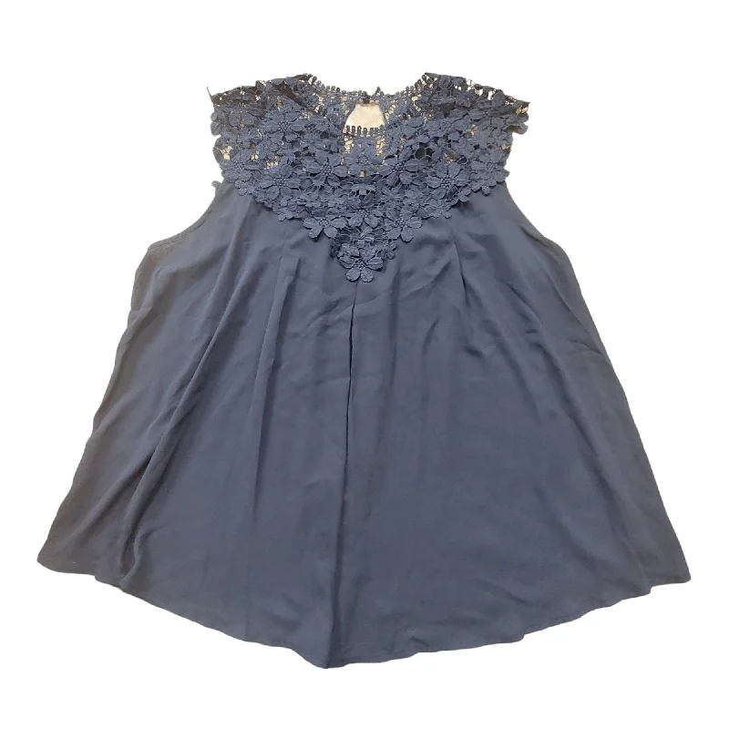 Bonus Savings Navy Top Sleeveless Shein, Size 2x