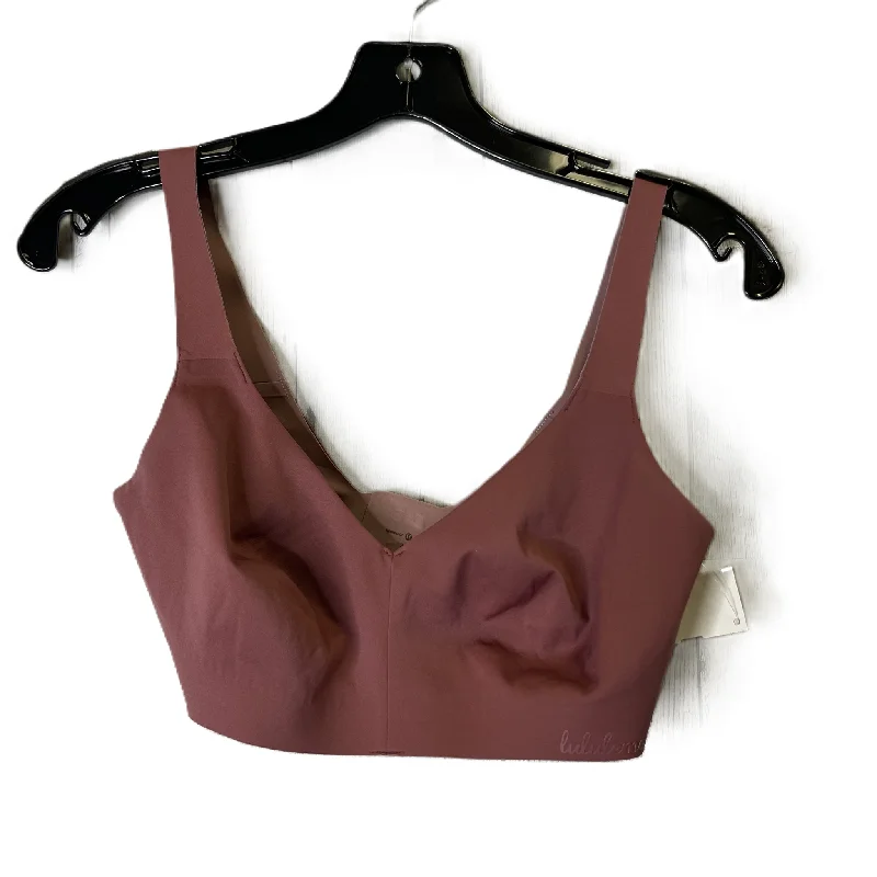 Incredible Offers Pink Athletic Bra By Lululemon, Size: 34