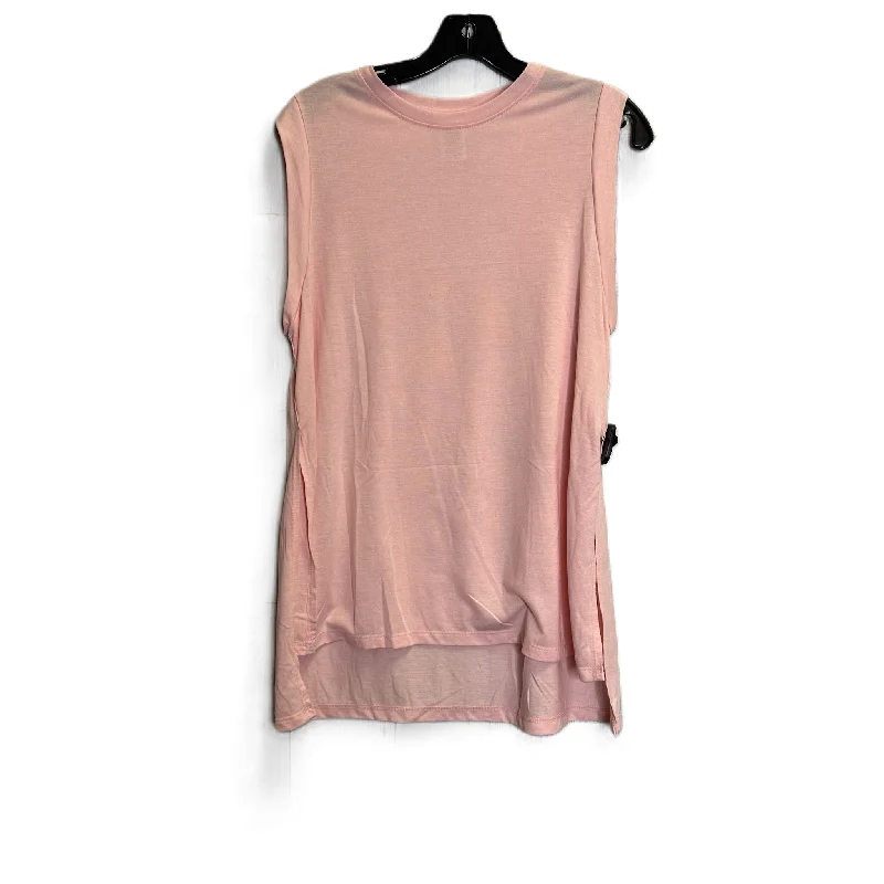 Don't Wait Pink Athletic Tank Top By Athletic Works, Size: L