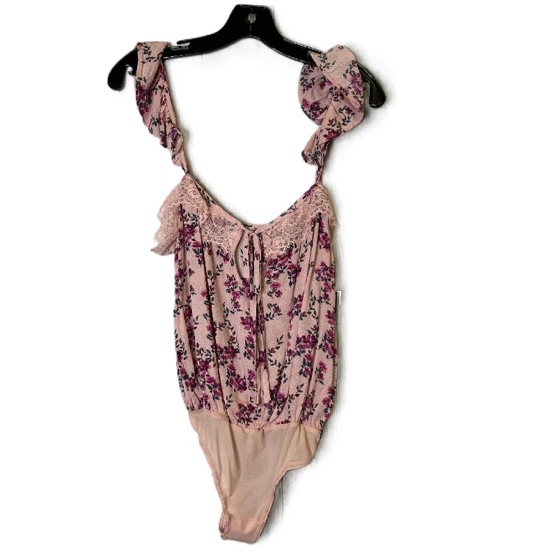 Online Only Pink Bodysuit By Free People, Size: Xs