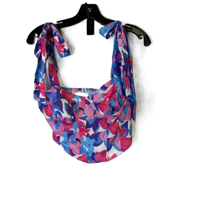 Incredible Offers Pink & Purple Top Sleeveless By Shein, Size: S