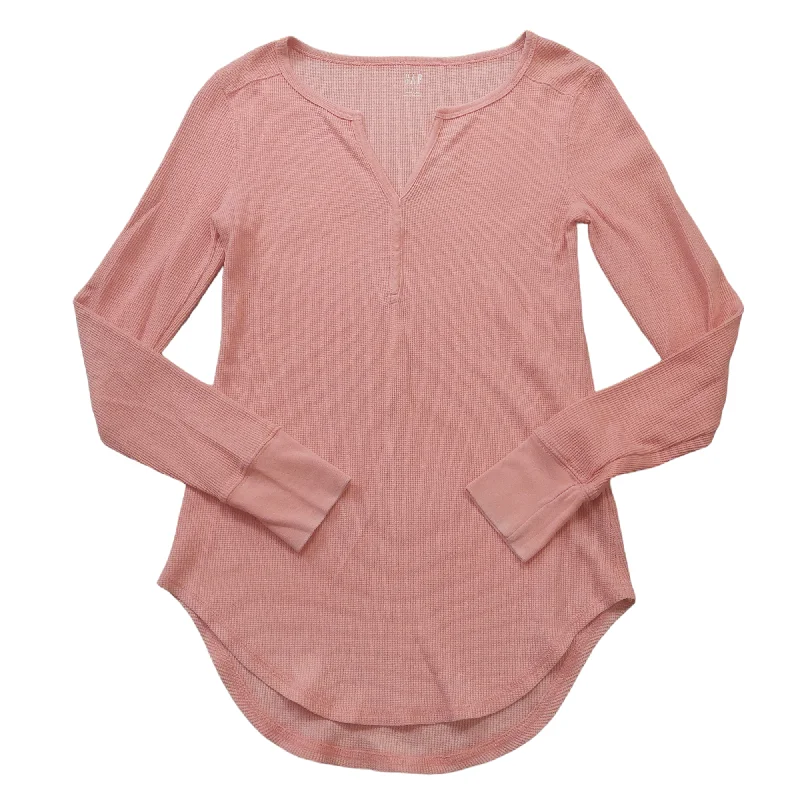 Stock Clearance Pink Top Long Sleeve Gap, Size S