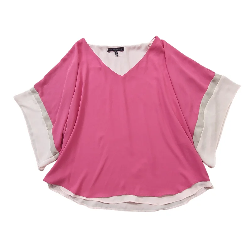 Final Markdown Pink Top Short Sleeve White House Black Market, Size M