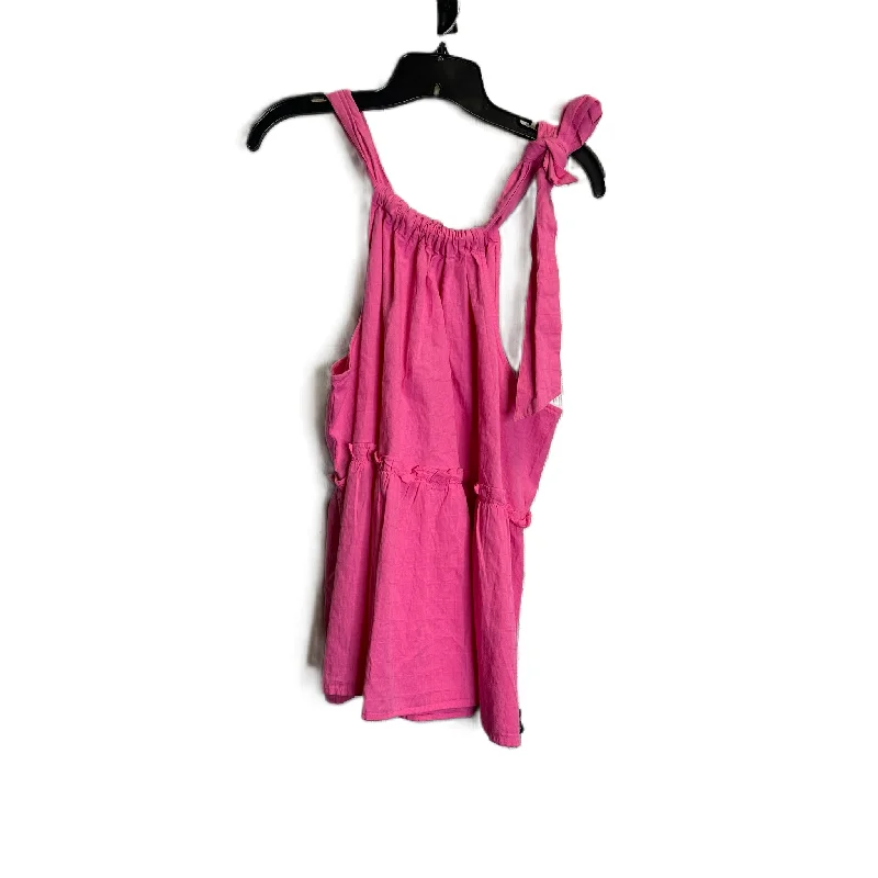Special Savings Pink Top Sleeveless By Crown And Ivy, Size: Xxl