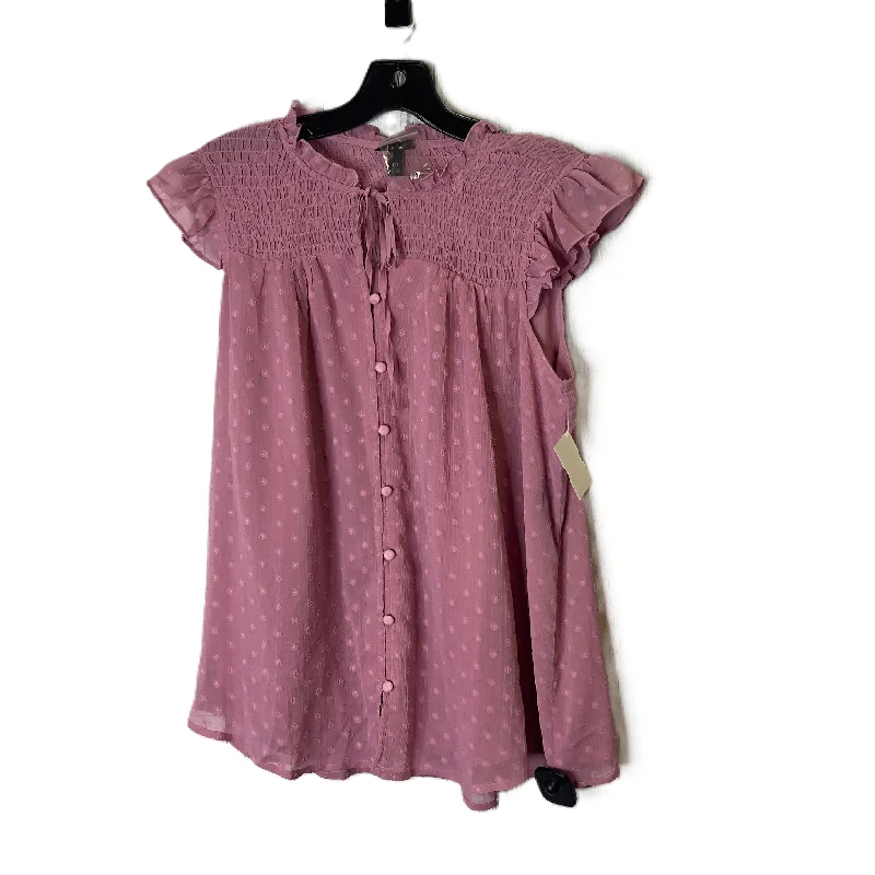 Discount Mania Pink Top Sleeveless By Torrid, Size: M