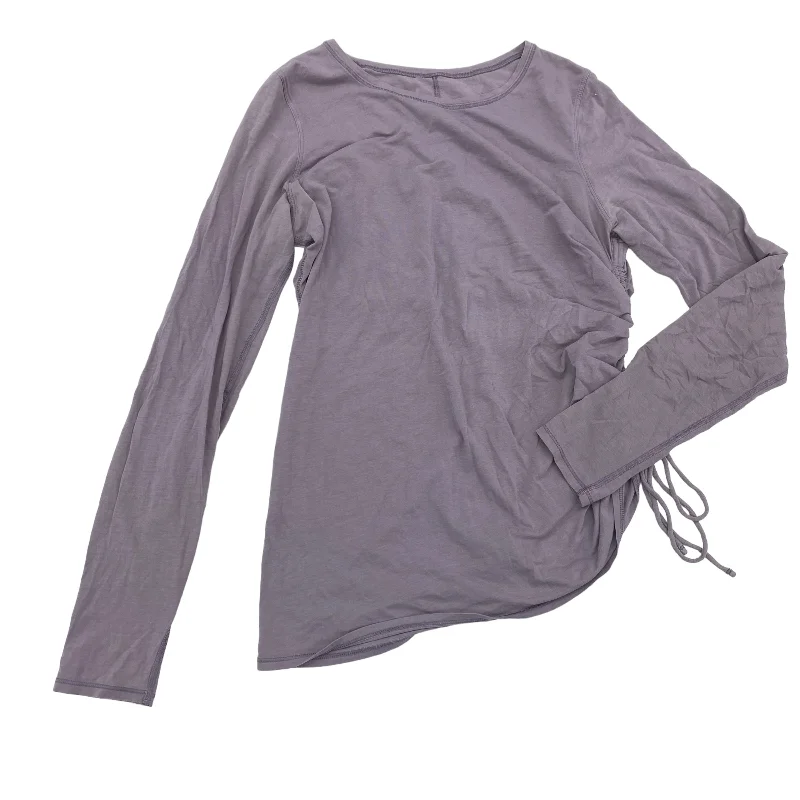 Friends and Family Sale PURPLE ATHLETIC TOP LS CREWNECK by LULULEMON Size:L