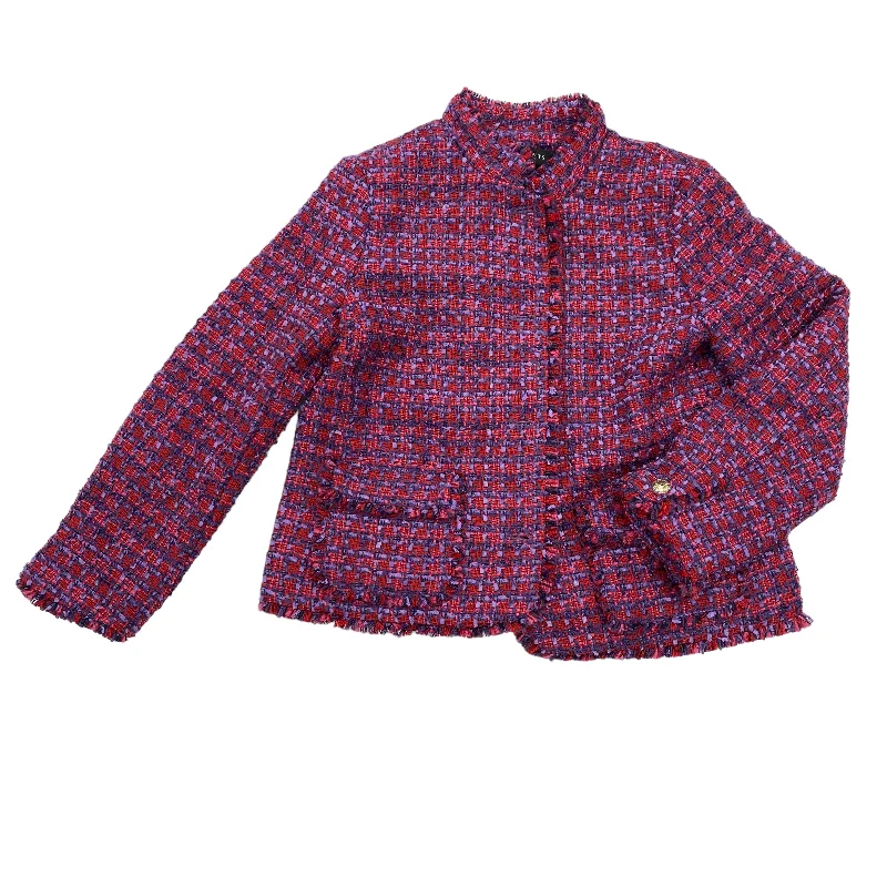 Great Bargains Purple & Red Blazer Talbots, Size Petite   S