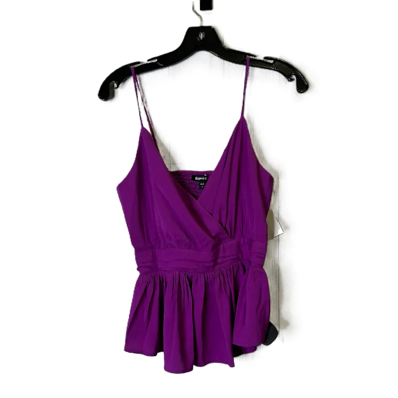 Inventory Reduction Purple Top Sleeveless By Express, Size: Xs