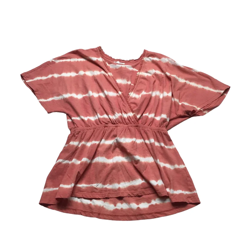 Hurry In Red Top Short Sleeve Maurices, Size S