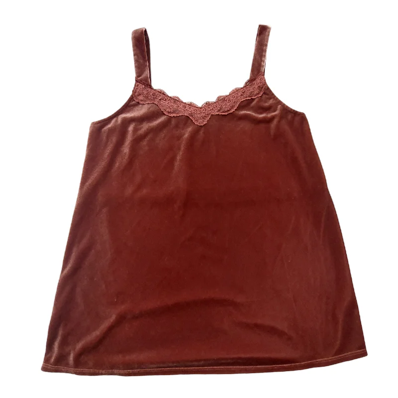 Discount Deals Red Top Sleeveless Nic + Zoe, Size M