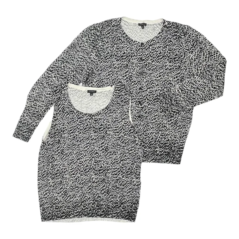 Midnight Madness Sweater 2Pc By Talbots In Black & White, Size:Xl