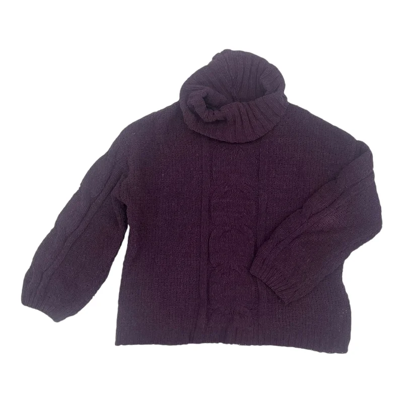 Hurry In Sweater By 7 For All Mankind In Purple, Size:M
