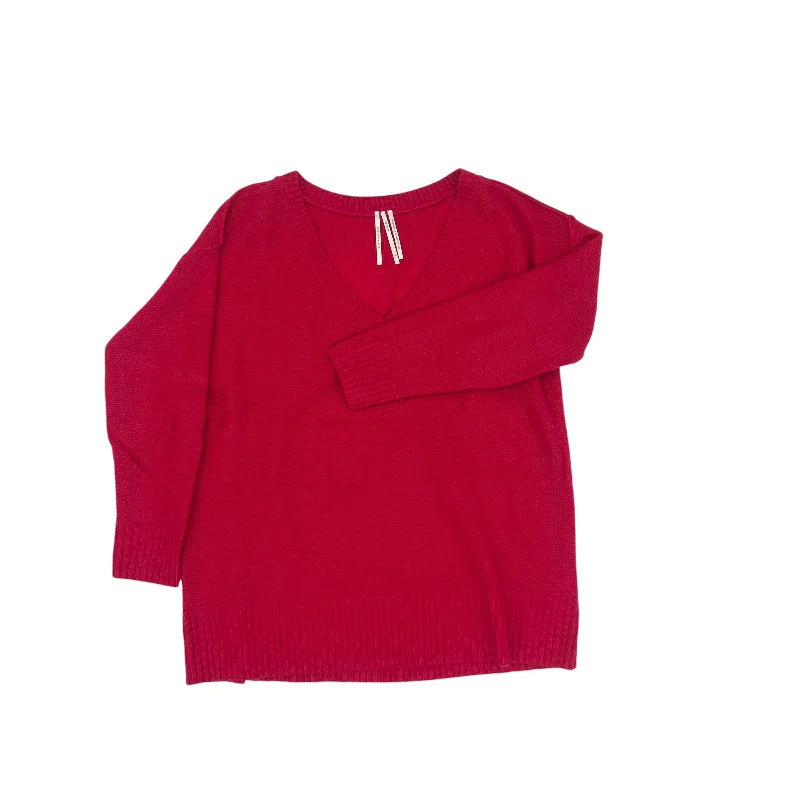 Stock Clearance Sweater By Anthropologie In Pink, Size:Xl
