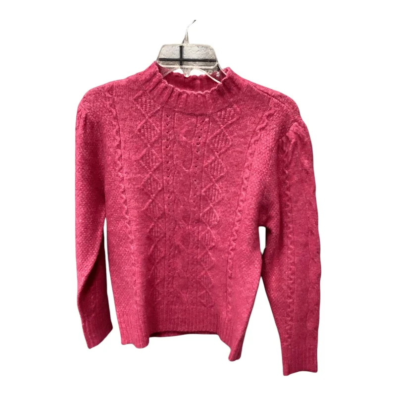 Early Bird Discount Sweater By Avec Les Filles In Pink, Size: Xs