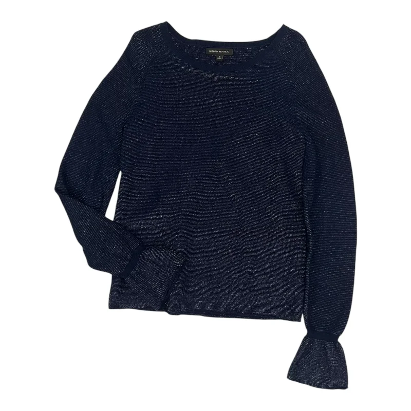 Reduced Prices Sweater By Banana Republic In Blue & Silver, Size:S