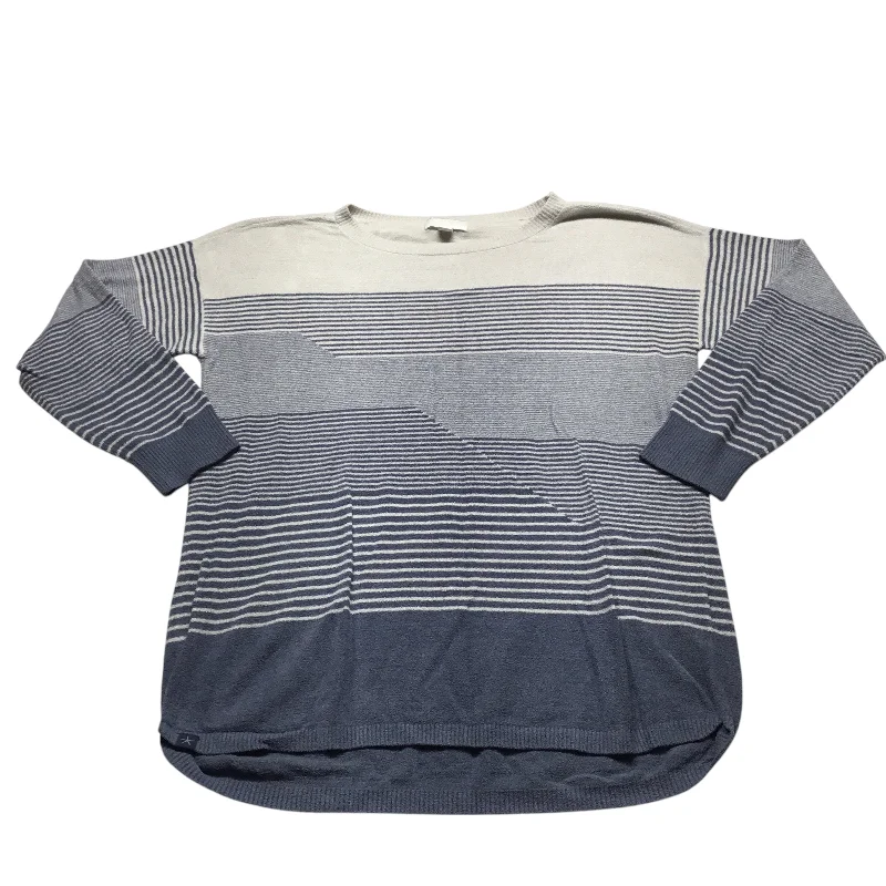 The Best Prices Sweater By Barefoot Dreams In Blue & White, Size: L