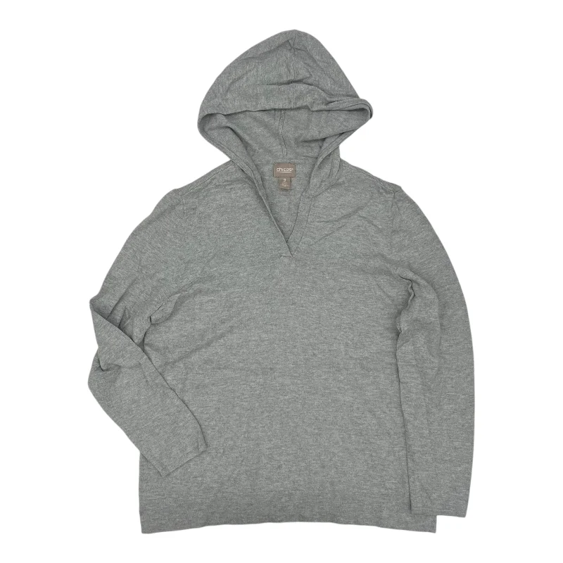 Mega Sale Sweater By Chicos In Grey, Size:L